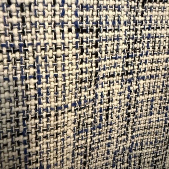 Karl Lagerfeld Paris Blue Tweed Tie Front Sheath Dress Size 4 Classic, Career - Picture 6 of 13